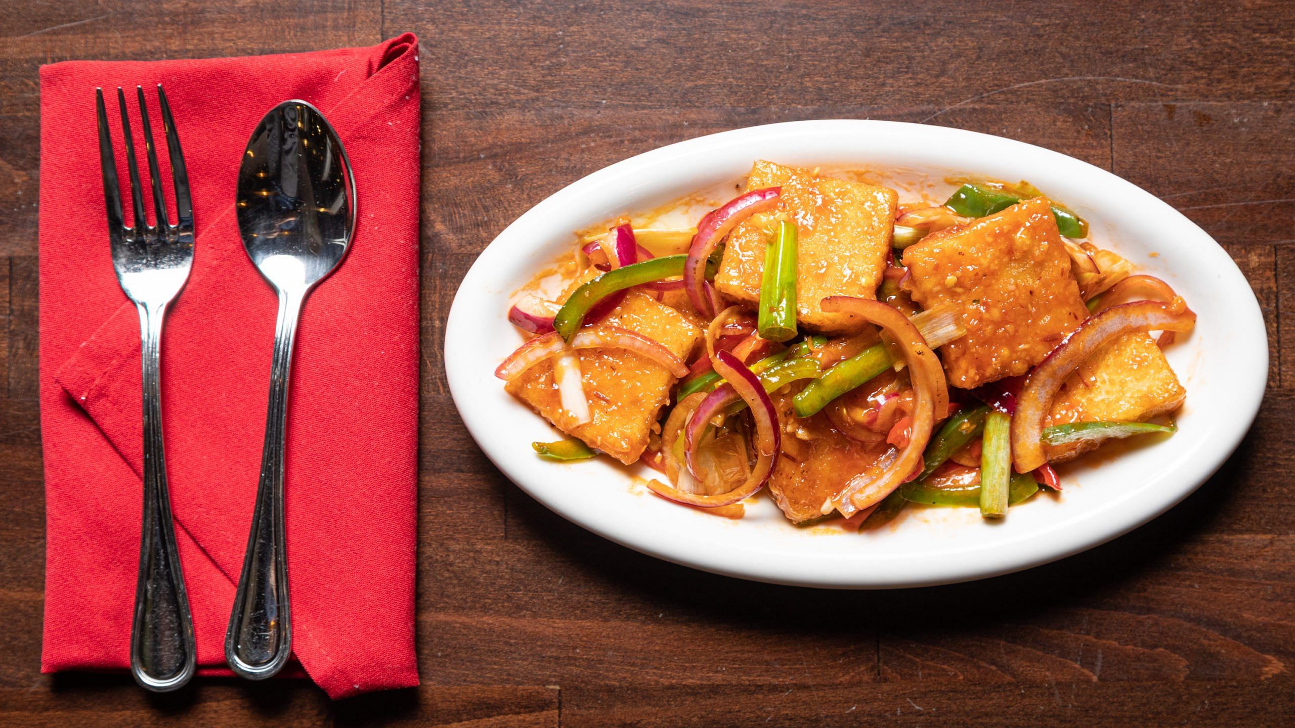 Pan Fried Chilli Tofu|Welcome to Red Hot Chilli Pepper, Fremont - RHCP